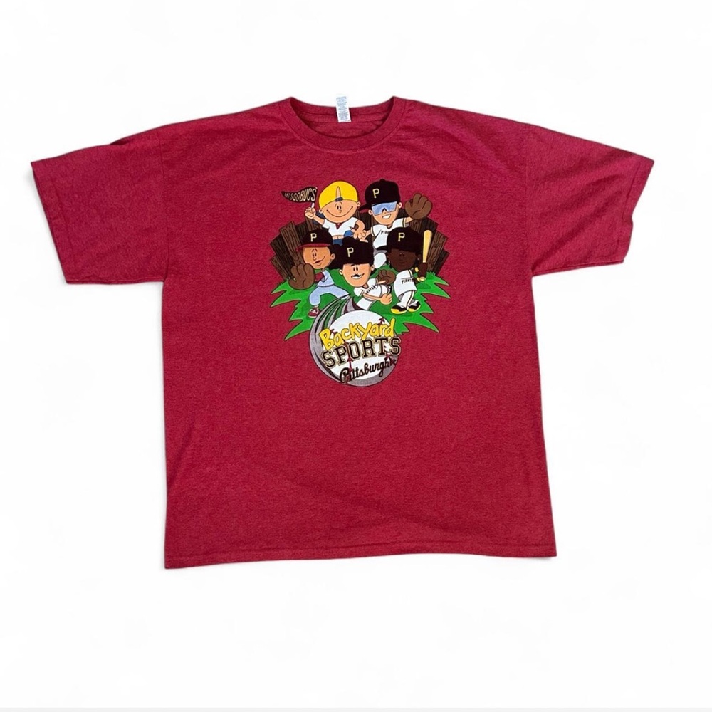 Backyard Sports Pittsburgh Pirates Red T-Shirt Men’s Size XL